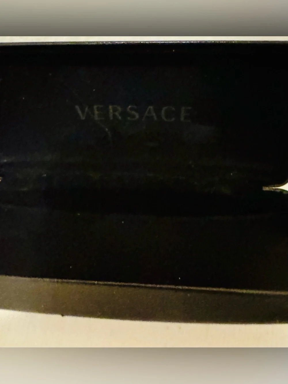 Versace black rigid